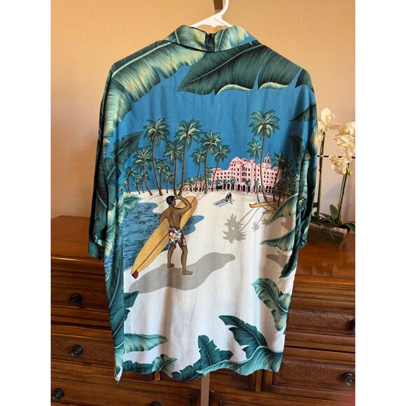 Vintage Tori Richard Waikiki Surfer Hawaiian Shirt L - Picture 3 of 6